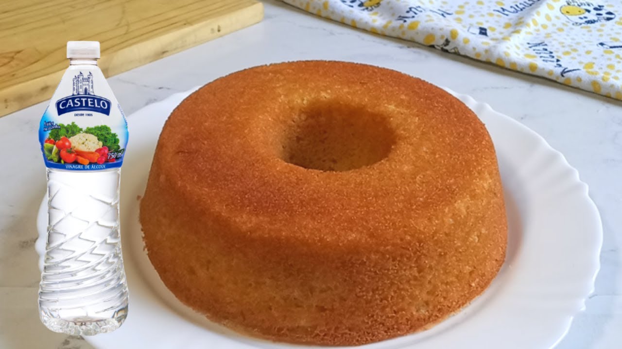 Por que usar VINAGRE na massa do bolo?