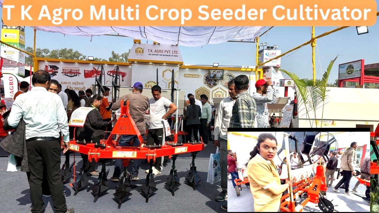 T K Agro Multicrop Seeder Cultivator  Plough all Impliment आधुनिक सिडिल कल्टीवेटर प्लाव