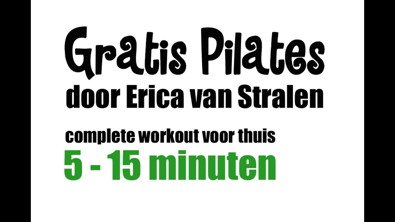 Pilates oefeningen - COMPLETE WORKOUT (deel 1)