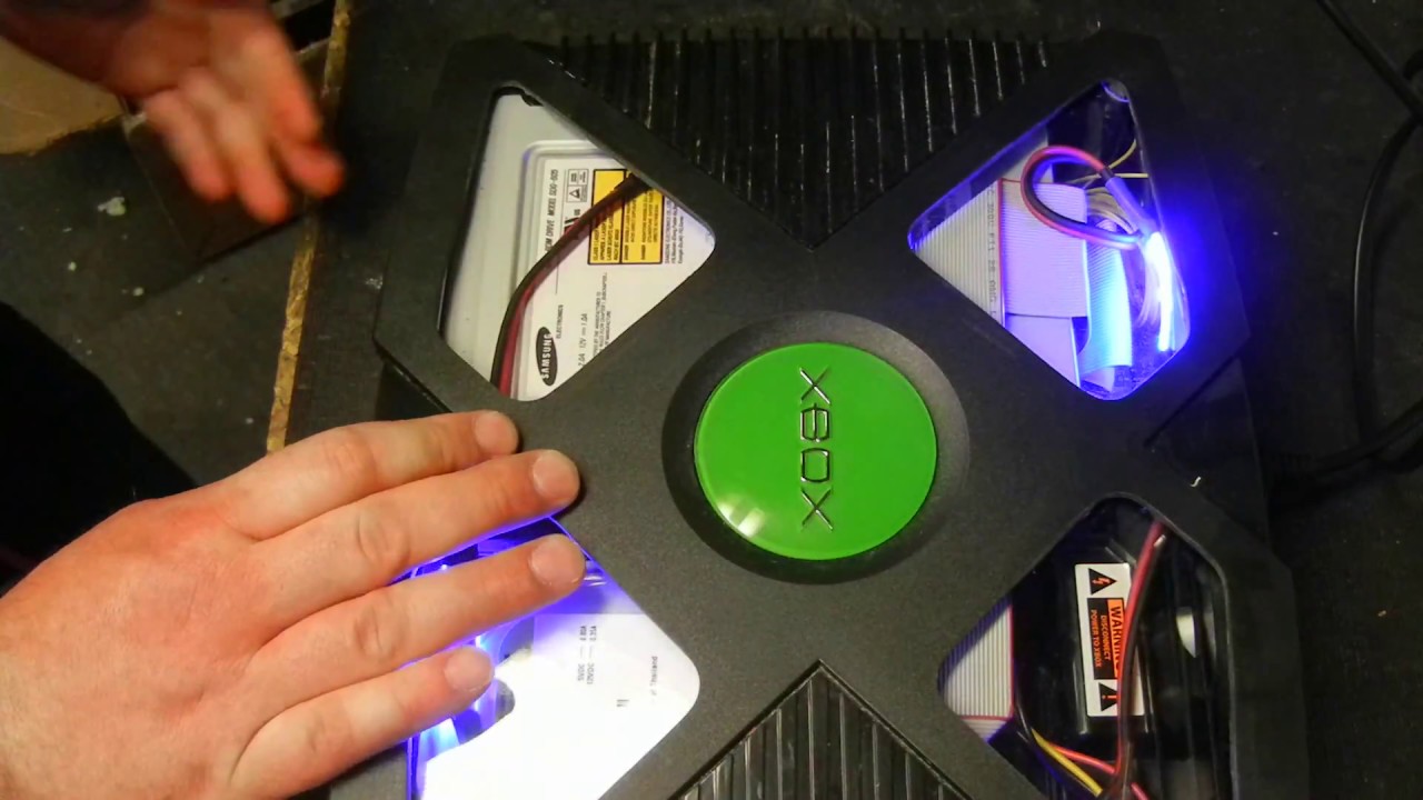 How to add an LED kit and finish your Original Xbox Mod PART 4 How to case mod my Original Xbox