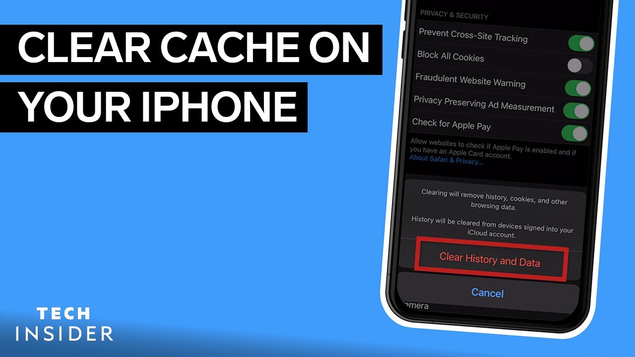 Как очистить кэш на iPhone