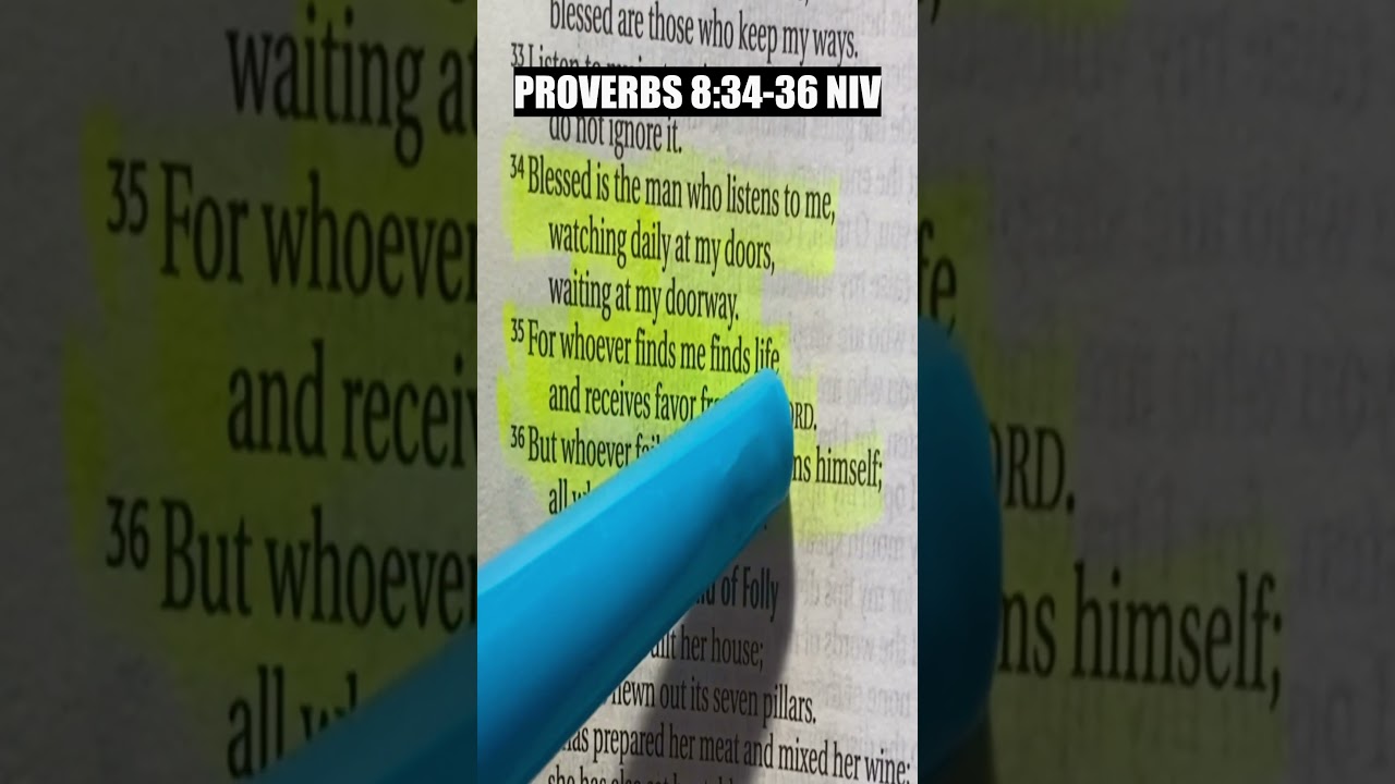 WHOEVER FINDS GOD FINDS LIFE.