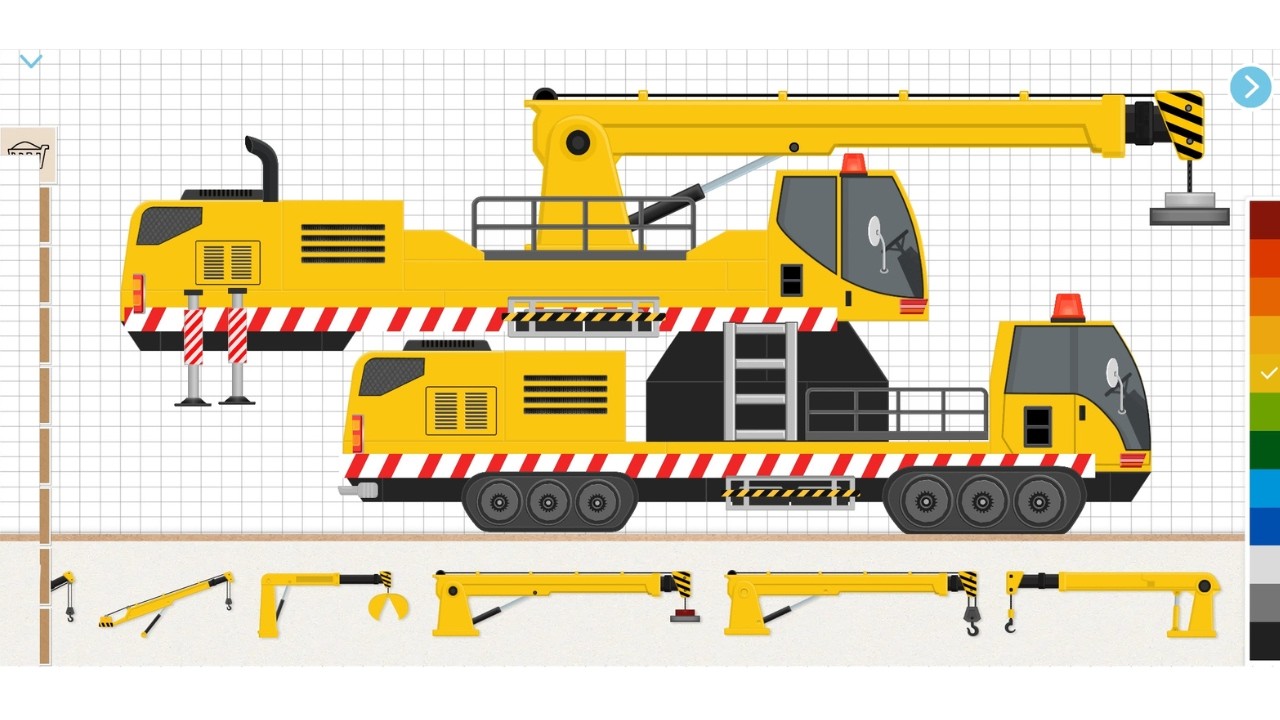 Building a Magnetic Crane Truck In Labo Construction Truck