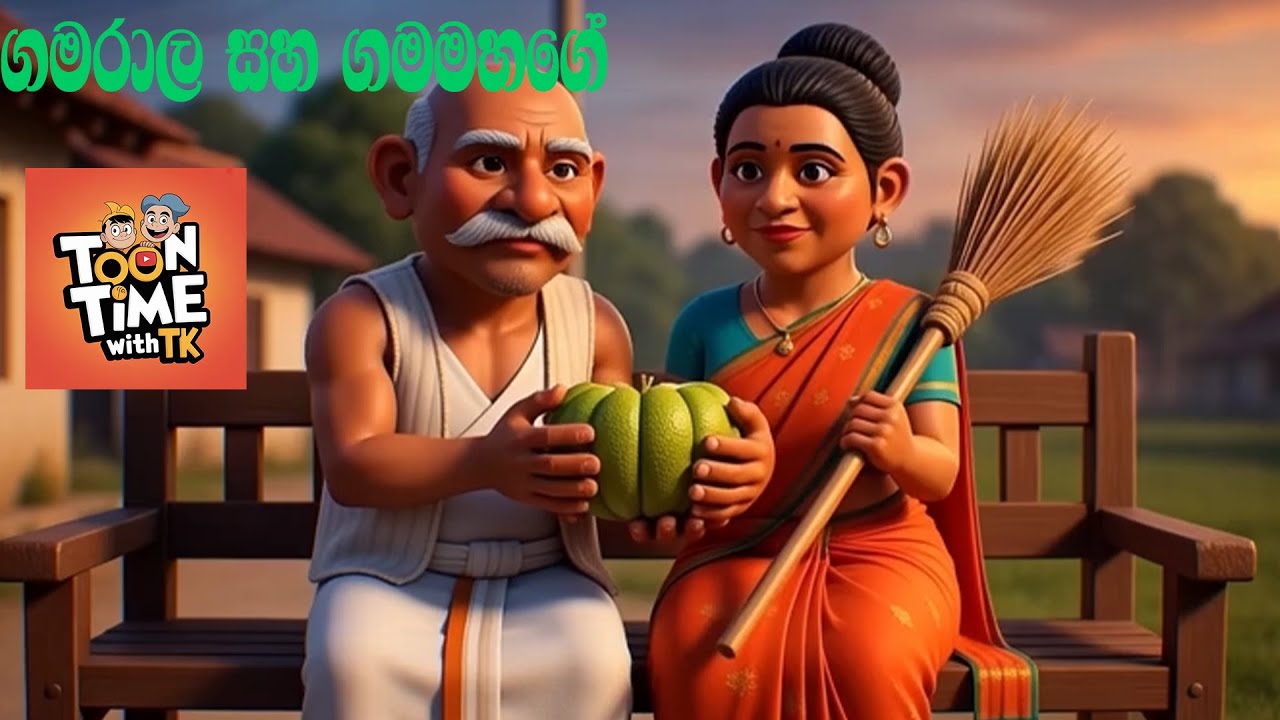 Gamarala saha gama mahage / ගමරල සහ ගමමහගේ /sinhala cartoon.#cartoon #sinhalacartoon