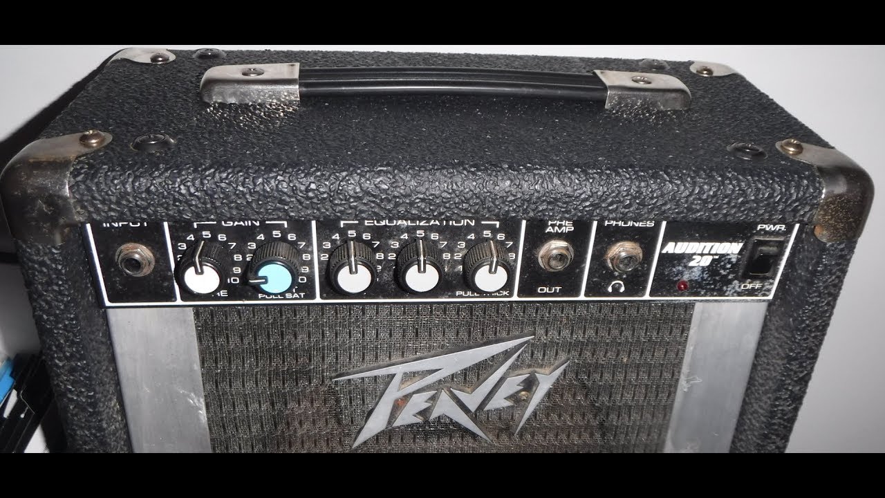 Peavey Audition 20 amp restore and test