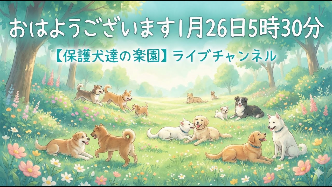 犬を飼うって簡単に考えないで！　1月26日5時30分