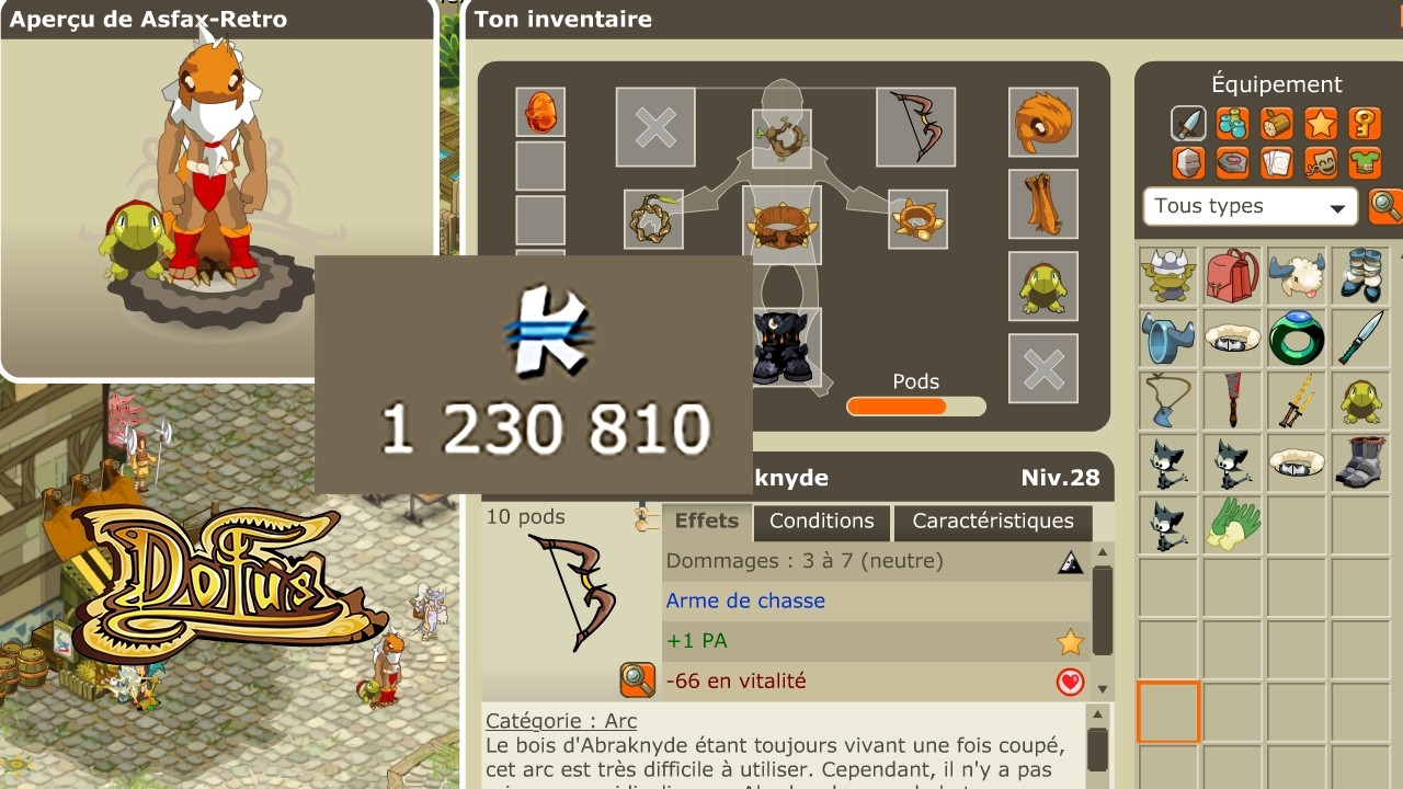 Comment j'ai gagné 1 million de kamas sur Dofus Retro !  EP12