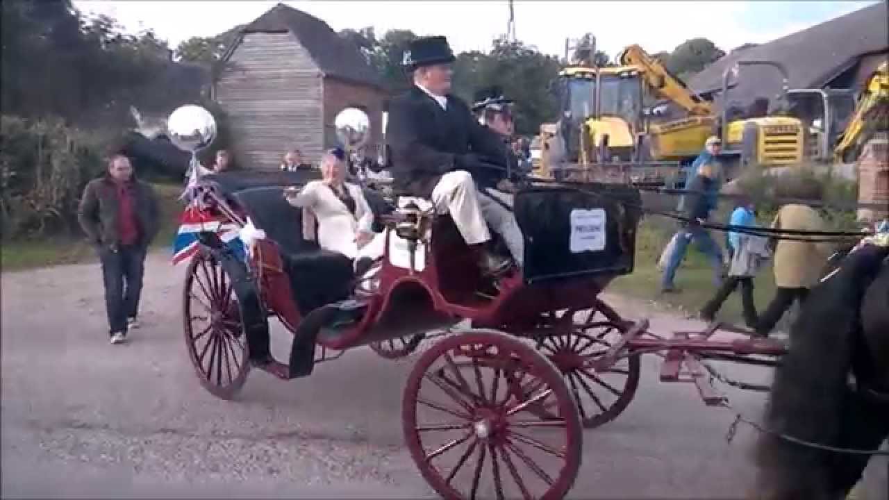 Aldbourne's 100th Carnival, 2015 - the procession through the village