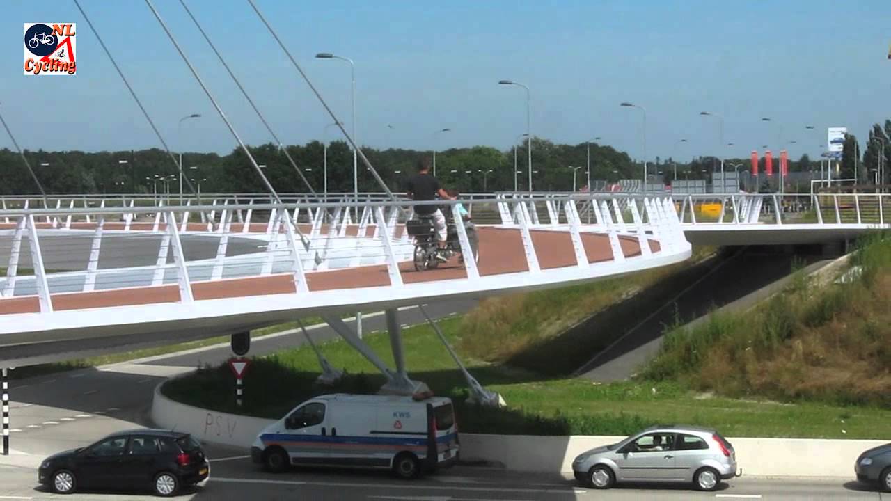 Floating Bicycle Roundabout in Eindhoven, Netherlands