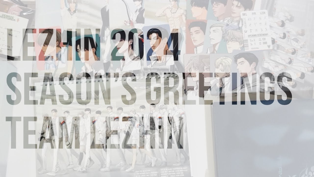 Unboxing Lezhin 2024 Season's Greetings 