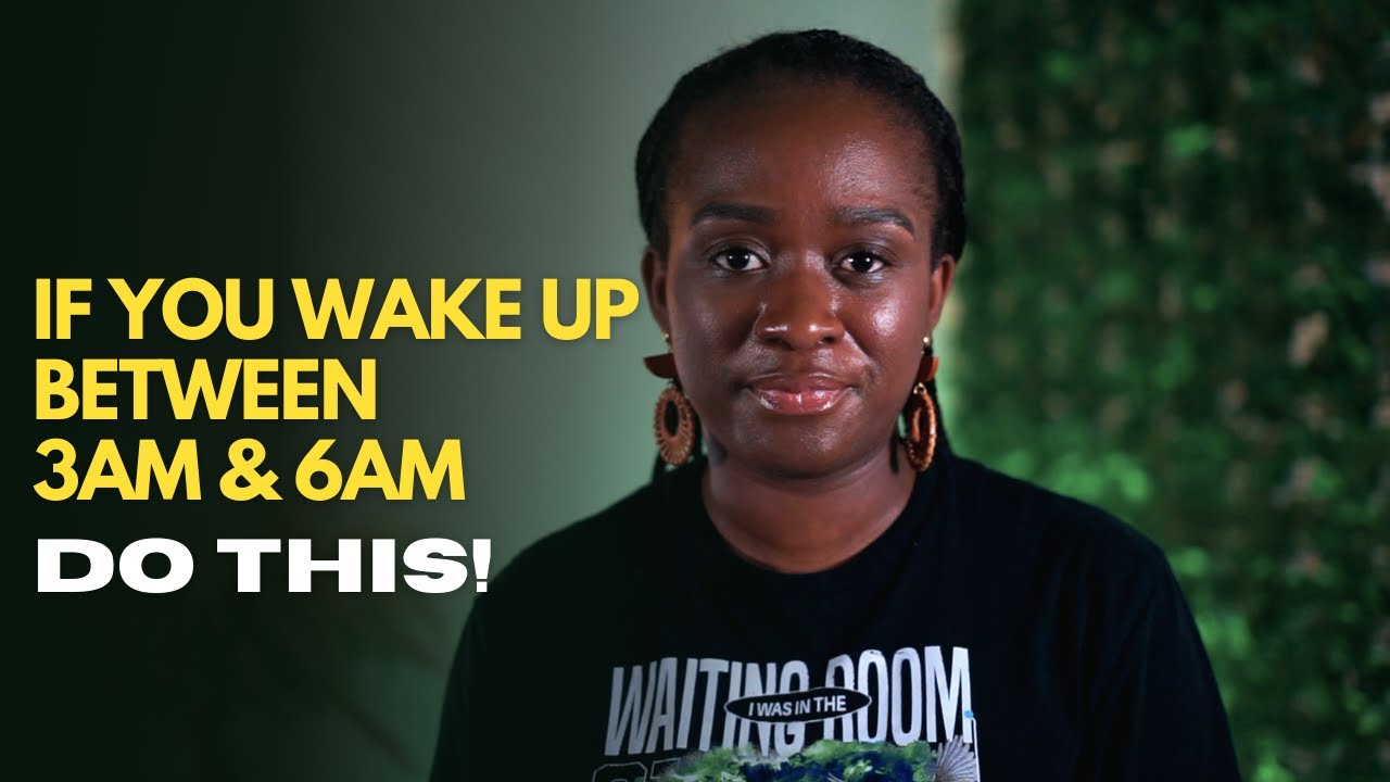 If God wakes you up BETWEEN 3AM & 6AM, DO THIS.