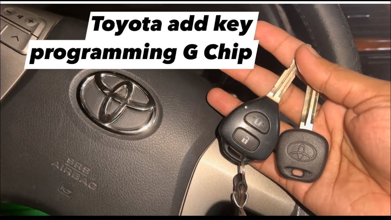 Как добавить транспондерный ключ Toyota G с помощью autel #autelkm100