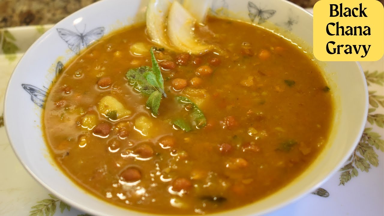 Easy Black Chana Gravy with Potato | Kala chana Recipe | Black Chickpeas Gravy | Home Recipes