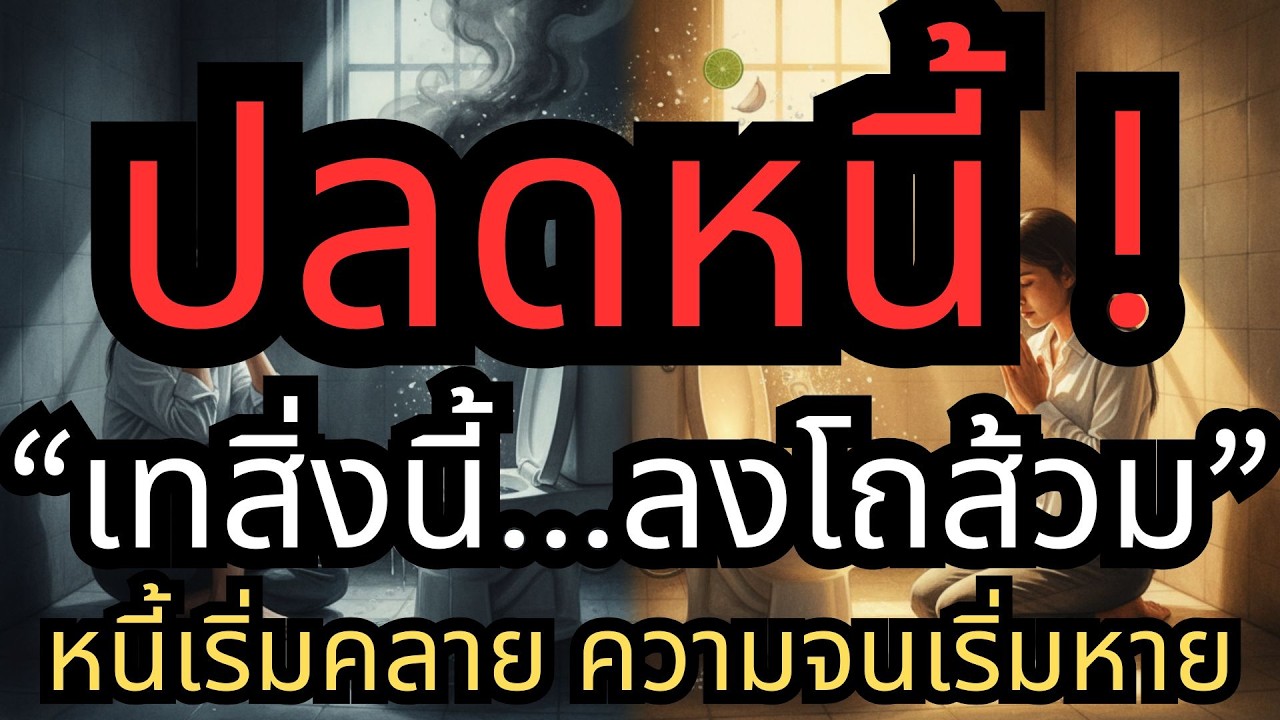 หนี้เริ่มคลาย ความจนเริ่มหาย! แค่เทสิ่งนี้ลงโถส้วม คืนเดียว เคล็ดลับดึงดูดทรัพย์ที่คนรวยไม่เคยบอกคุณ