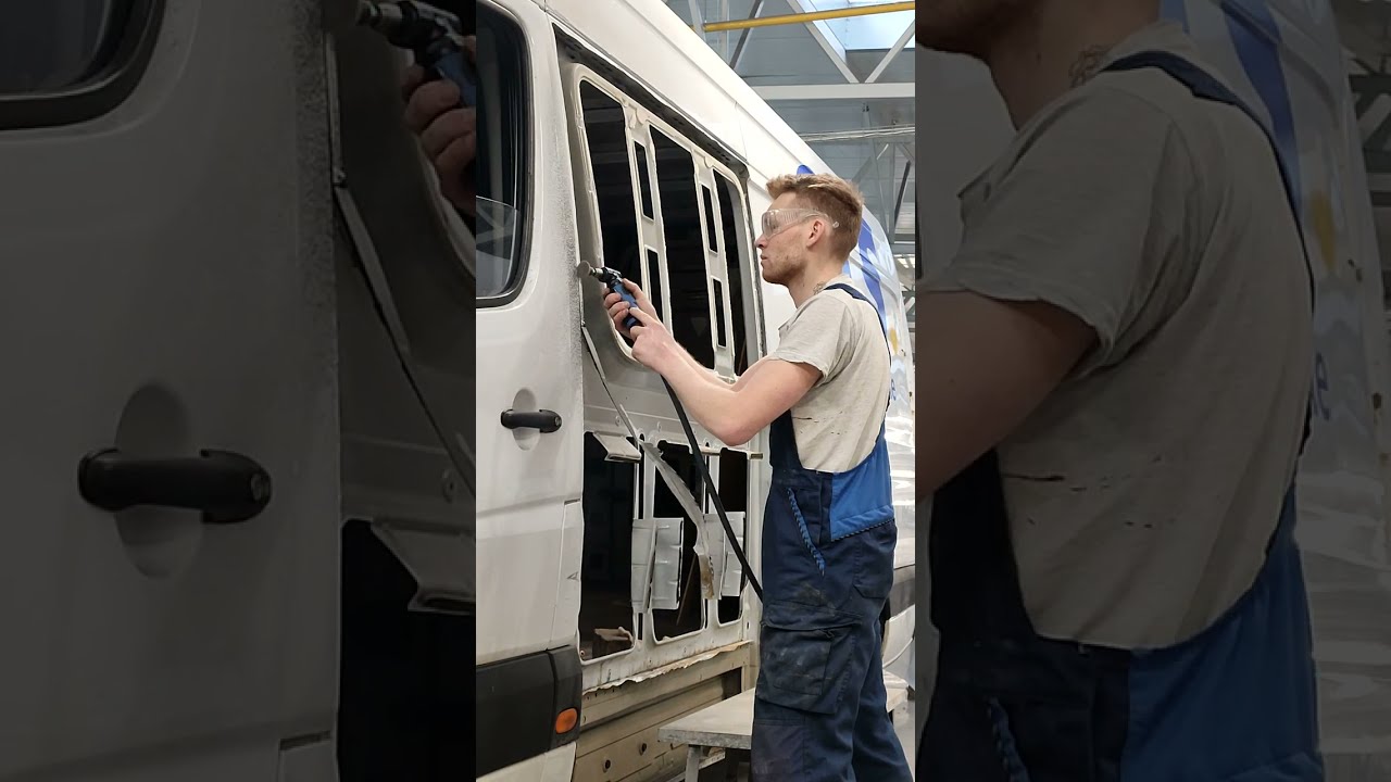 Wymiana ściany bocznej, Mercedes Sprinter