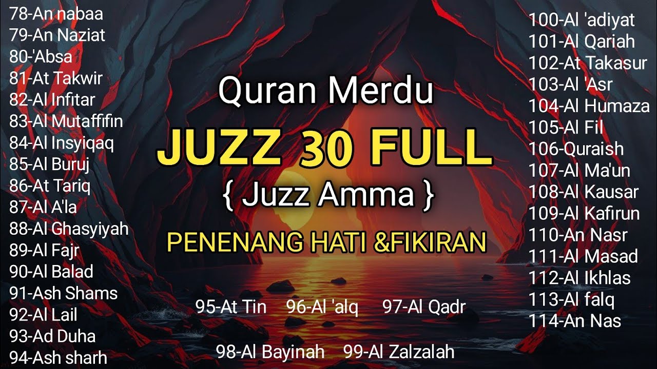 Ngaji Merdu Juz 30 Full ( JUZ AMMA ) Suara Merdu Menyentuh Hati ,Terbaru 2026 | by Alaa Aqel