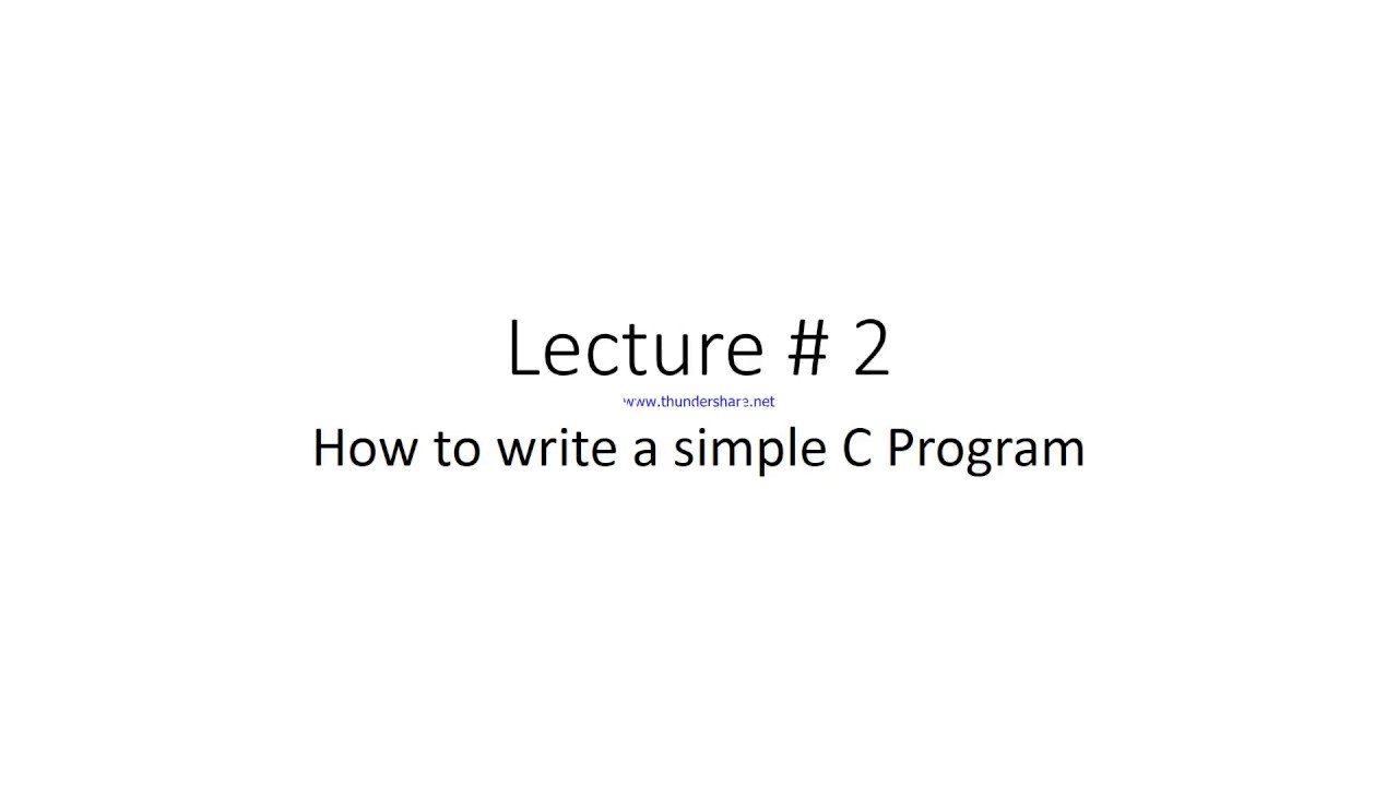 Introduction to computer programming in urdu  Lecture 2