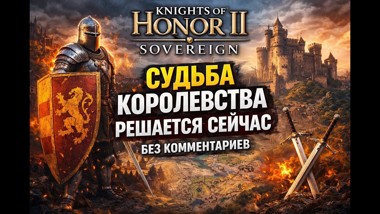 Knights of Honor II: Sovereign — Судьба королевства решается сейчас | Прохождение без комментариев ⚔