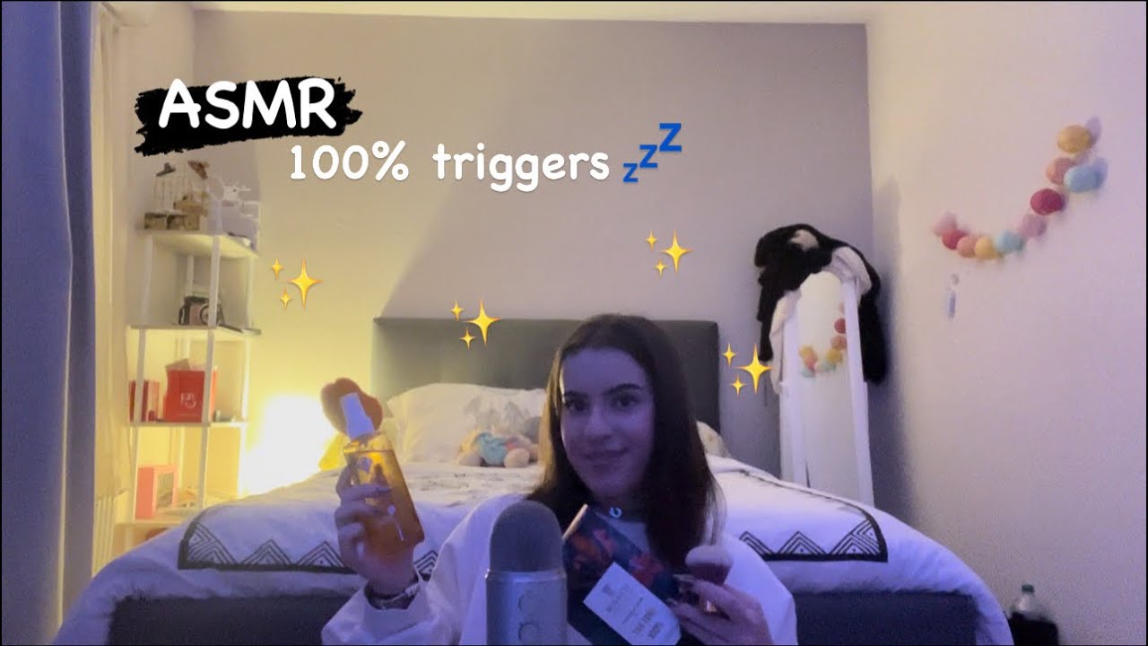 ASMR : 100% TRIGGERS ( tapping, bruits de bouchons, brushing, scratching… )💤