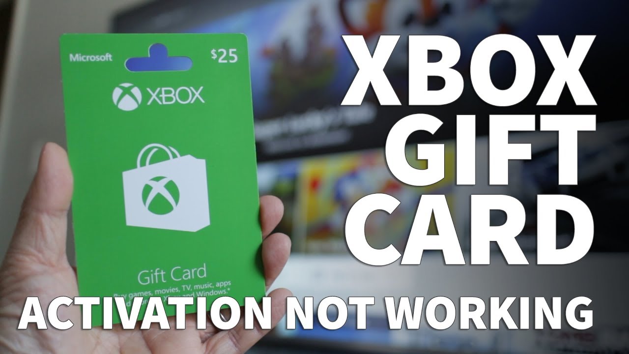 Подарочная карта Xbox не работает — Подарочная карта Xbox не активируется или не погашается. Треб...