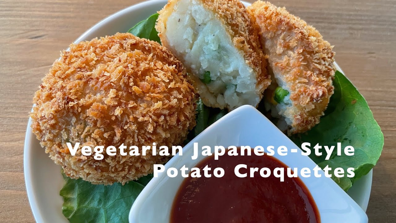 Vegetarian Japanese-Style Potato Croquettes (Korokke)