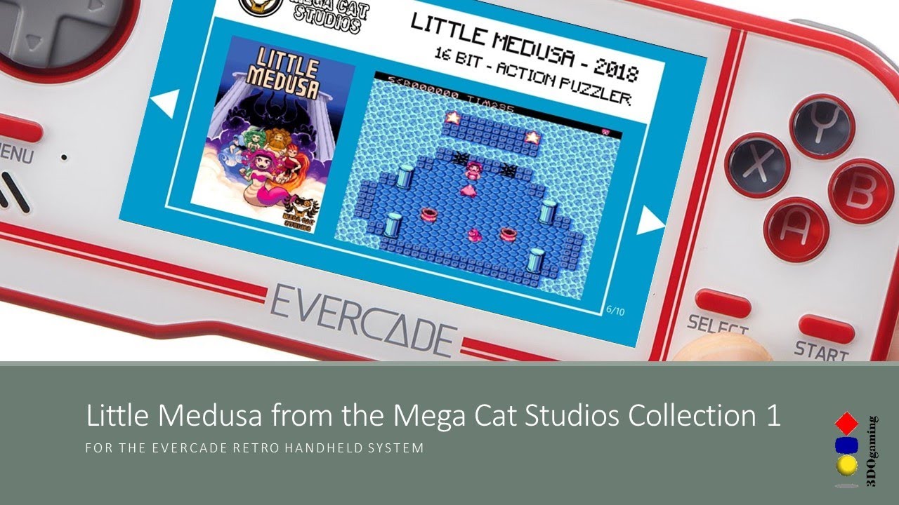 Evercade - Little Medusa (Mega Cat Studios Collection 1) Gameplay