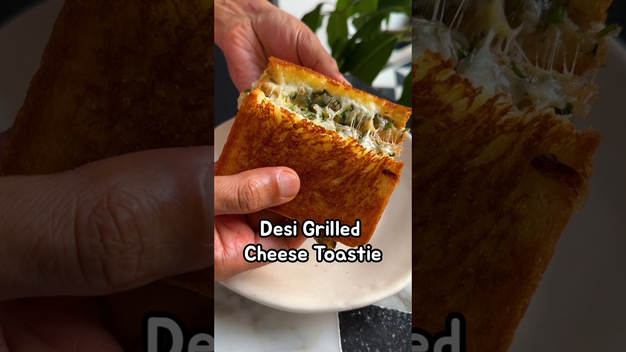 Desi Grilled Cheese Toastie 
