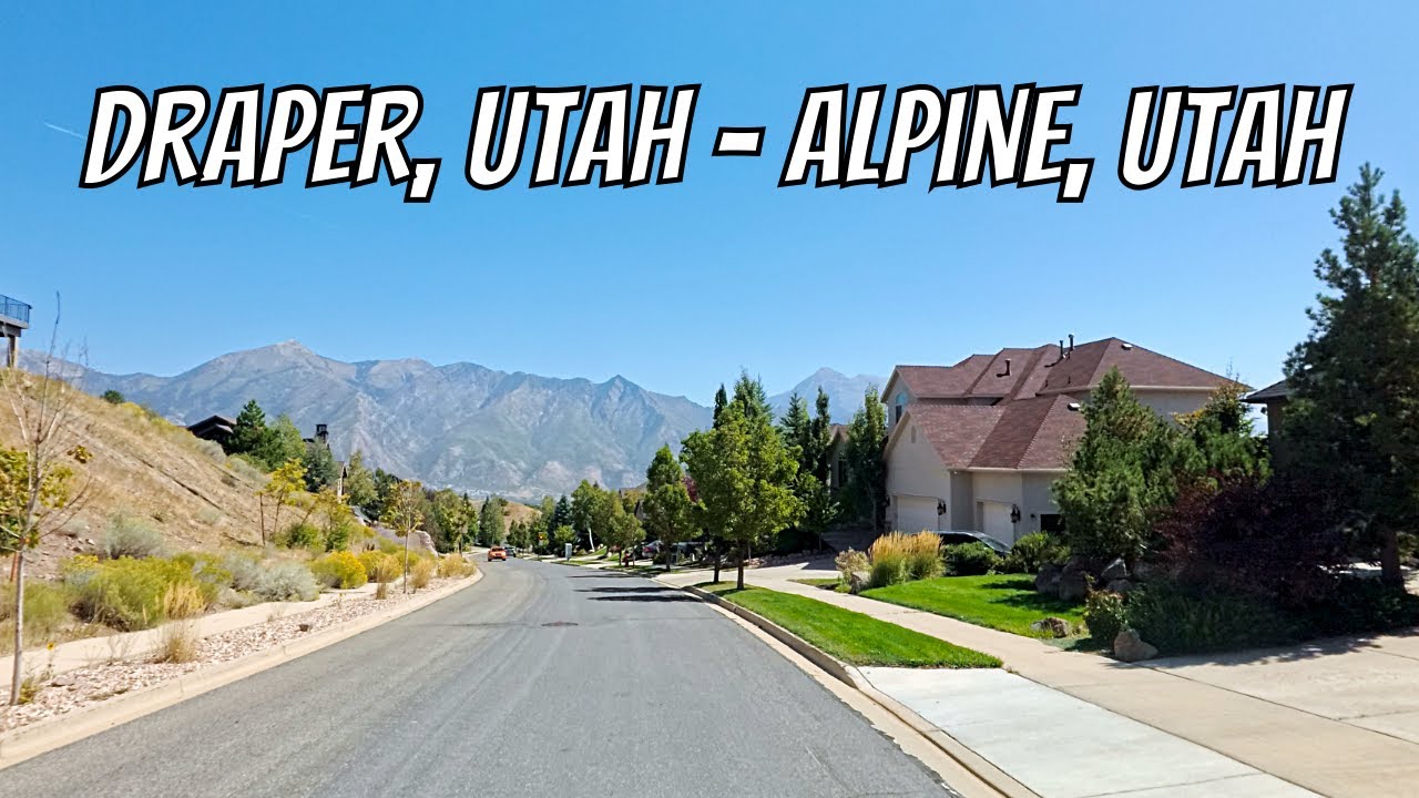 Draper, Utah to Alpine, Utah! Drive with me in Utah!