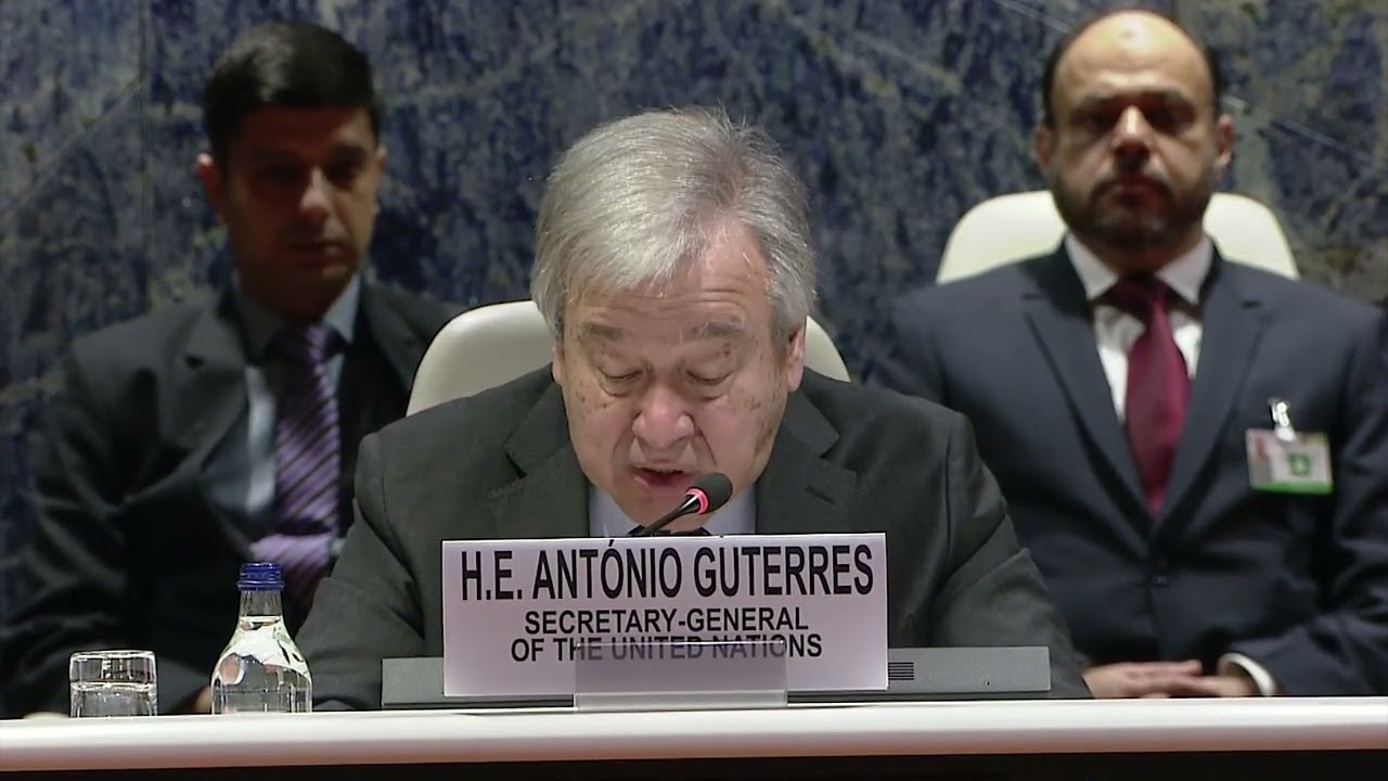UN Secretary-General  Addresses at International Conference  Climate Resilient Pakistan