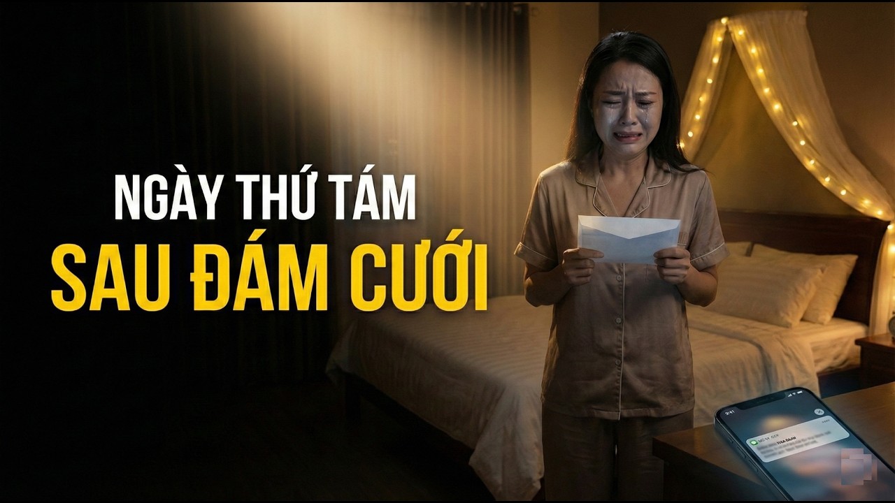 Ngày thứ tám sau tuần trăng mật, tôi phát hiện một phong bì trong tủ | Kể chuyện mỗi đêm