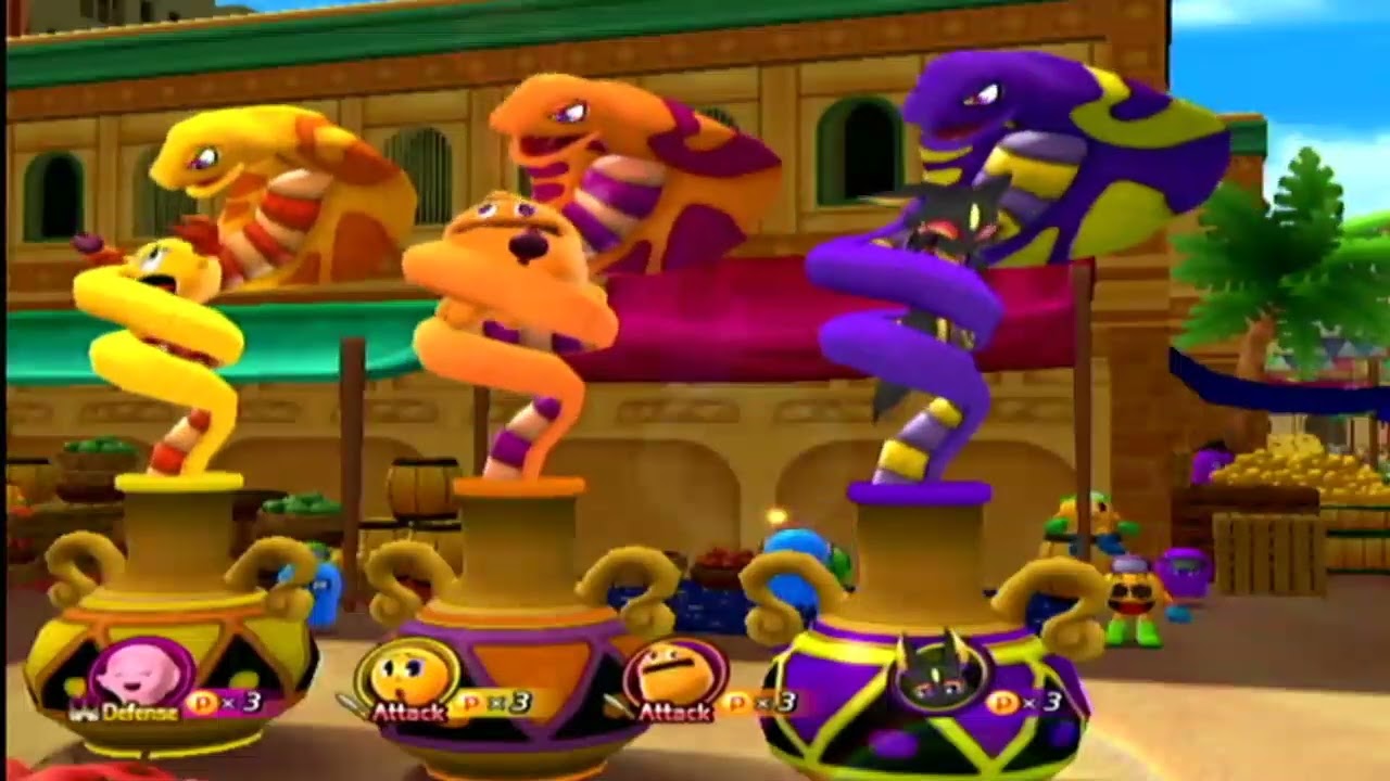 Pac-Man Party - Party Mode Spooky Hallow Special with Pinky Patra Pac-Man and Clyde for 15k