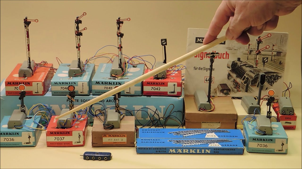 M&auml;rklin analog  - Signale und Signalbuch von 1960 - Die Oberleitung