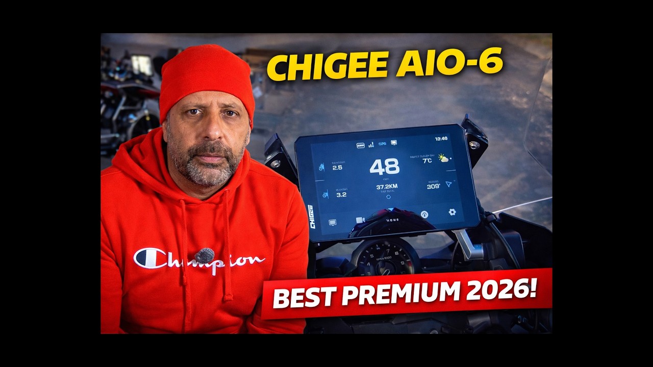 Smart Riding Лучший премиальный мотоциклетный смарт-дисплей 2026 года Chigee AIO 6