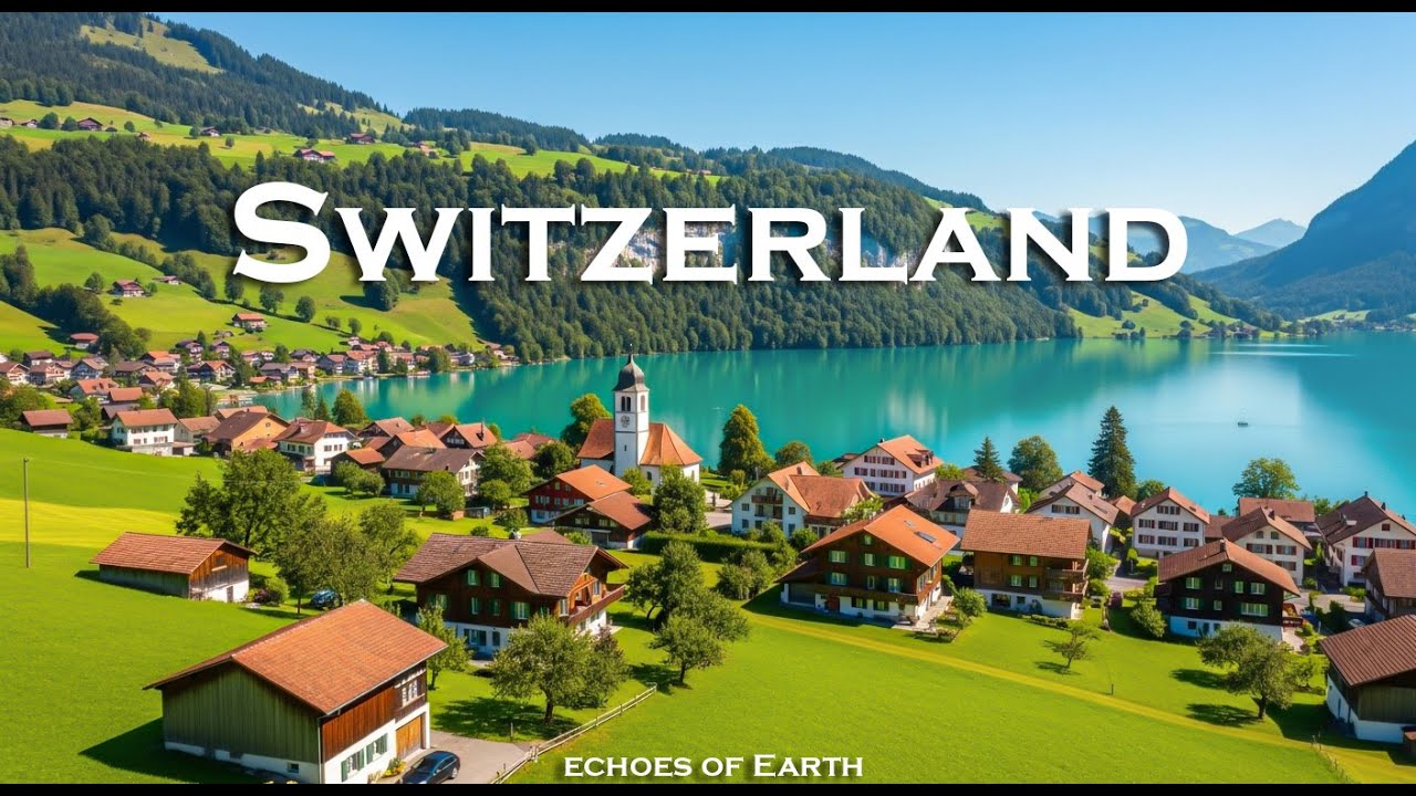 Switzerland 4K | Relaxing Nature Film in Switzerland | From Winter to Spring with Soothing Music
