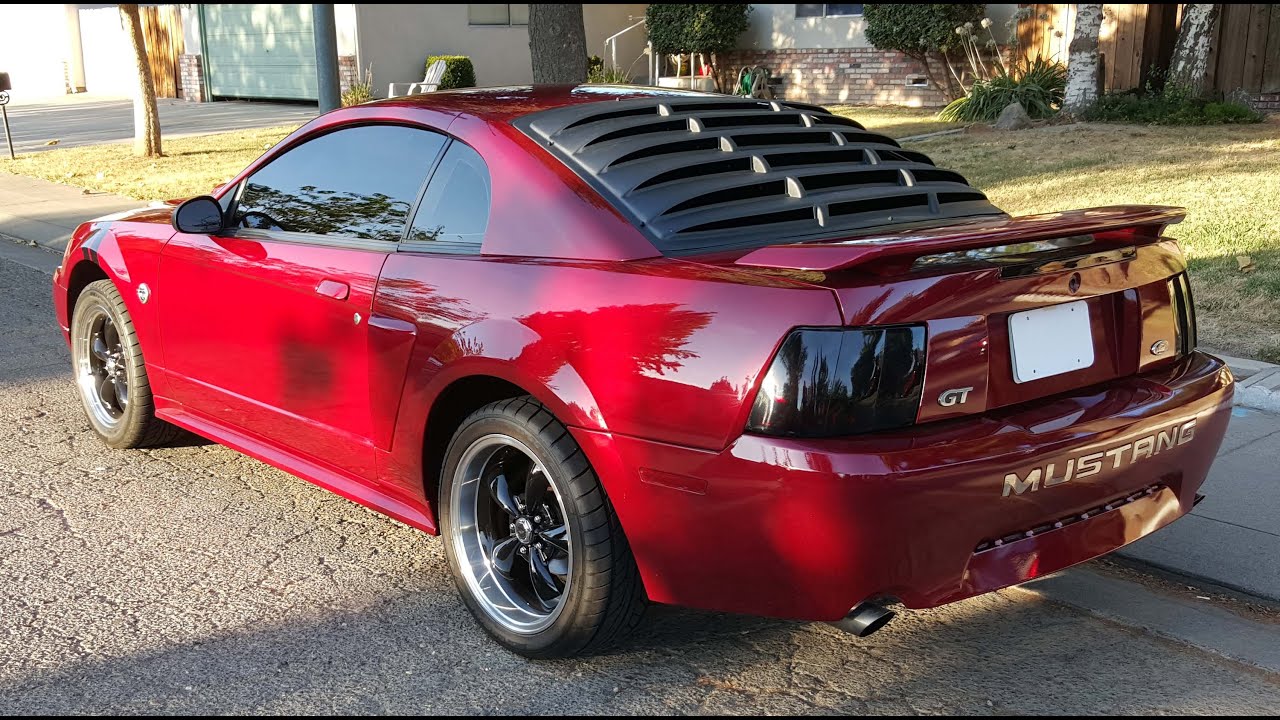 How To Install Rear Window Louvers 1994 - 2004 Mustang