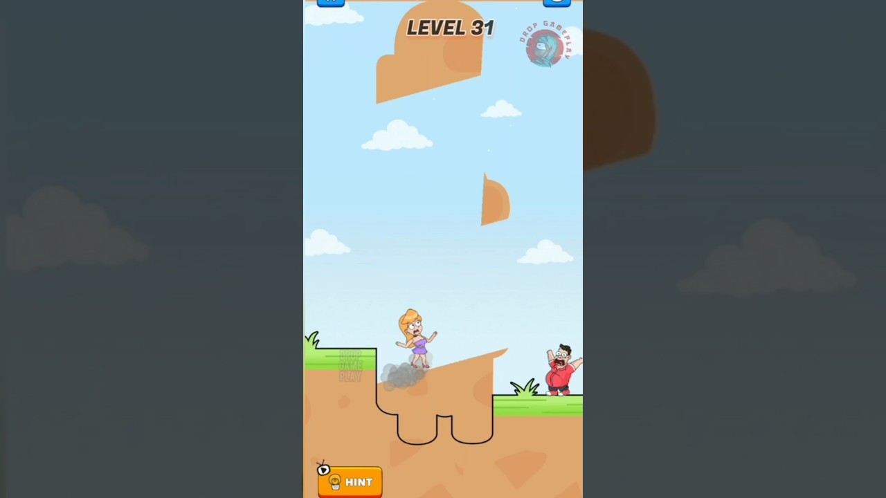 slice the bridge level 31 #slice  #youtubeshorts    #gaming #puzzle @DropGameplay228 @gaming