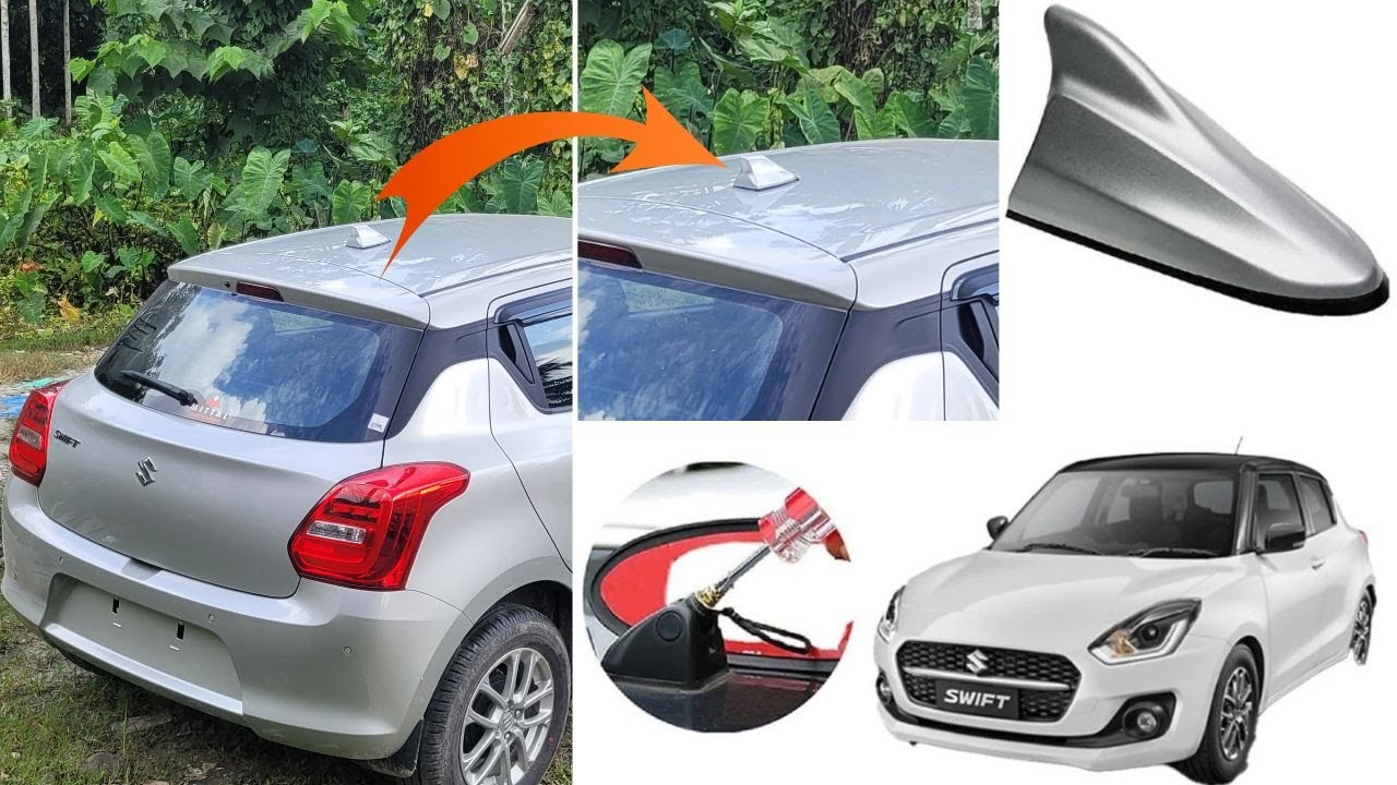 Shark fin antenna installation #swift #sharkfinantenna #Universalantenna