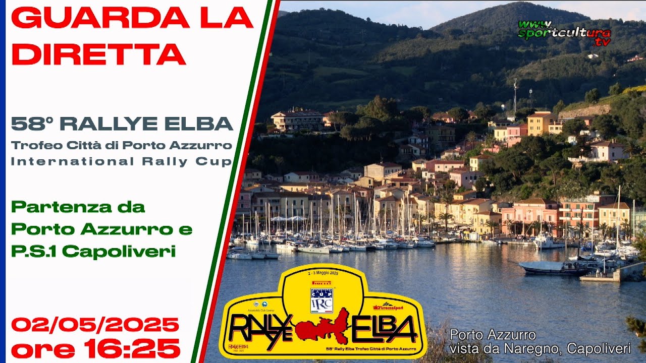 58° Rallye Elba 2025 - P.S.1 Capoliveri - Trofeo Città di Porto Azzurro - IRC | SPORTCULTURA.TV