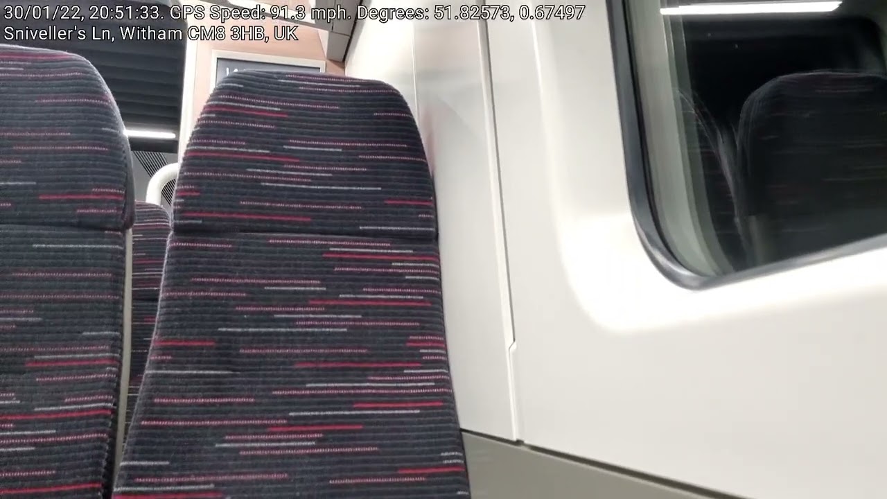 class 720 ride acceleration to 100mph