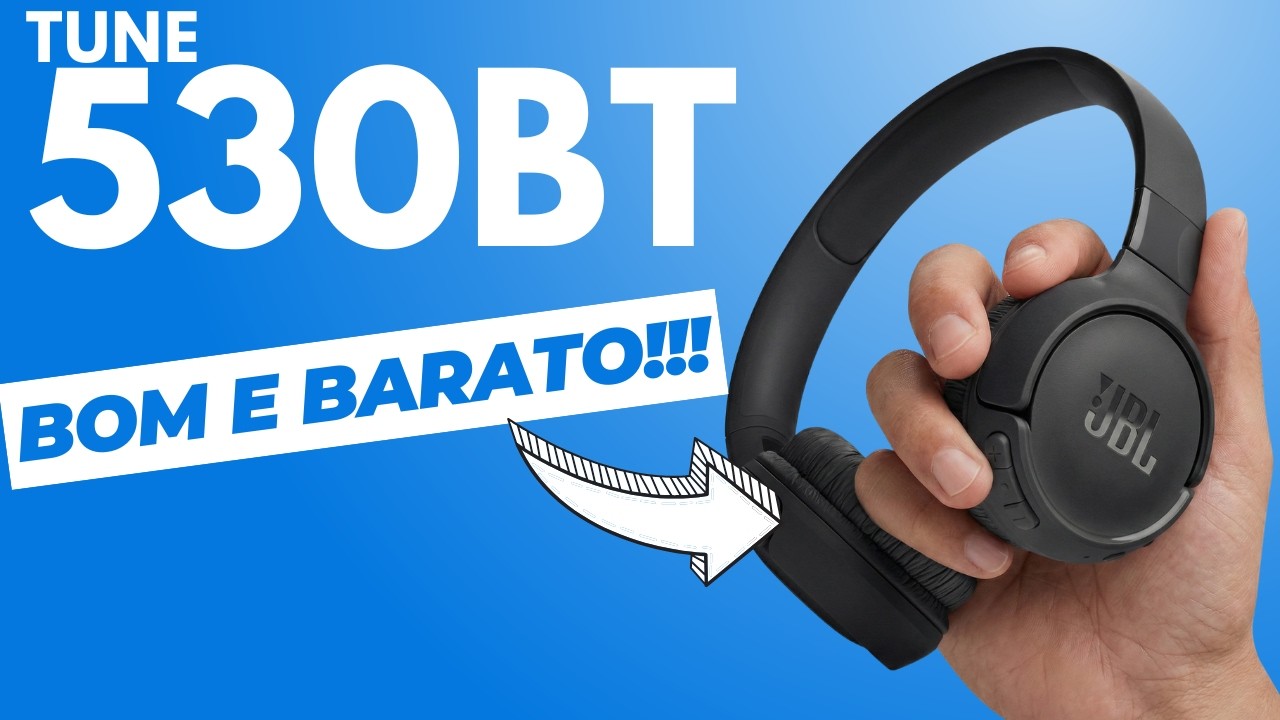 Me Surpreendeu! O Novo JBL Tune 530BT é o Rei do Custo-Benefício!