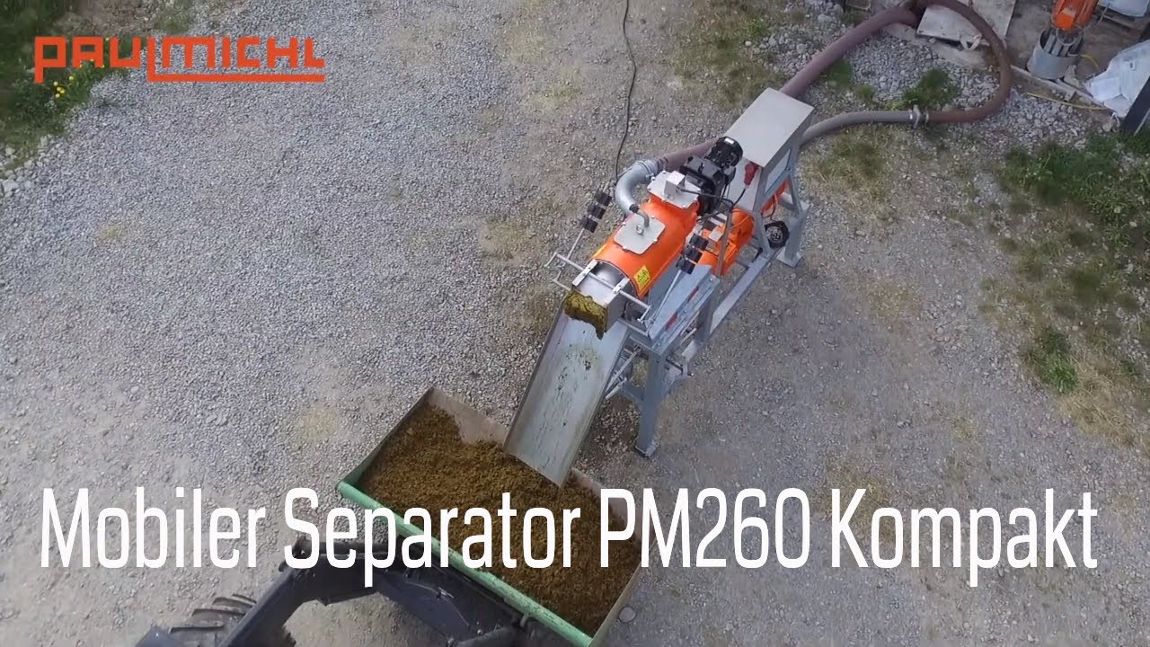 Mobiler Separator PM260 Kompakt |Paulmichl- GmbH