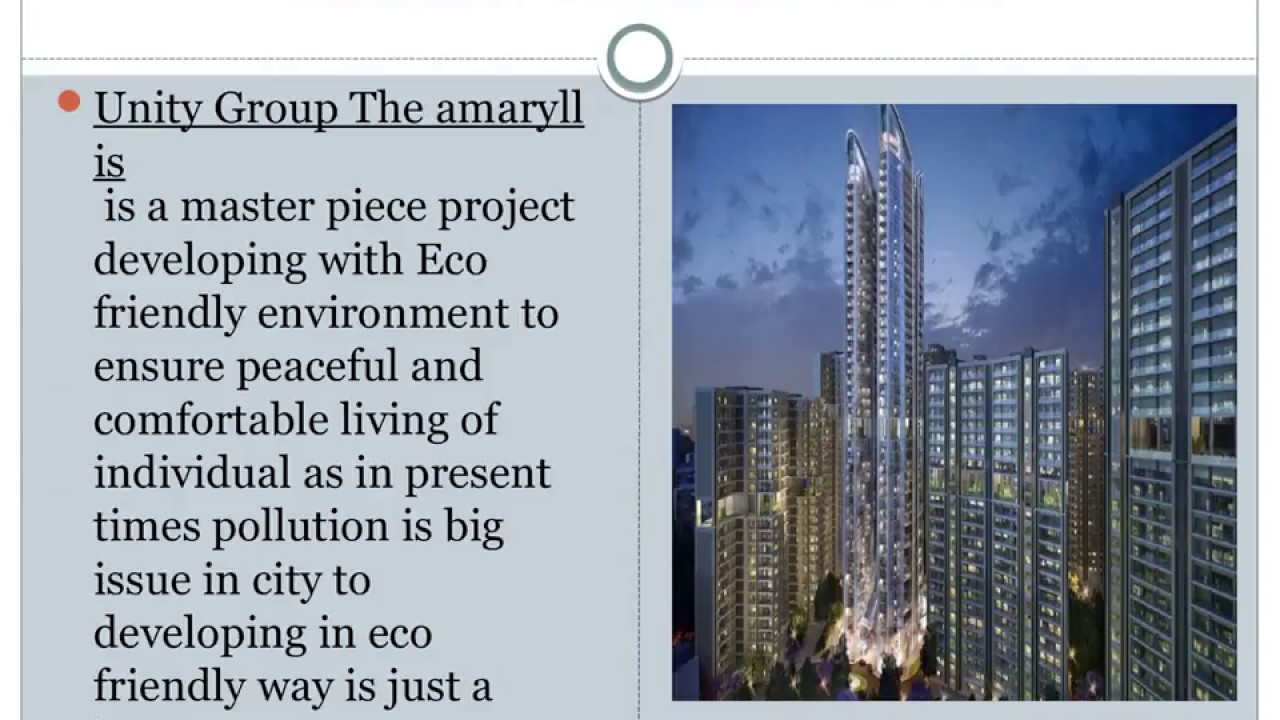 Unity Group the Amaryllis an iconic real estate project