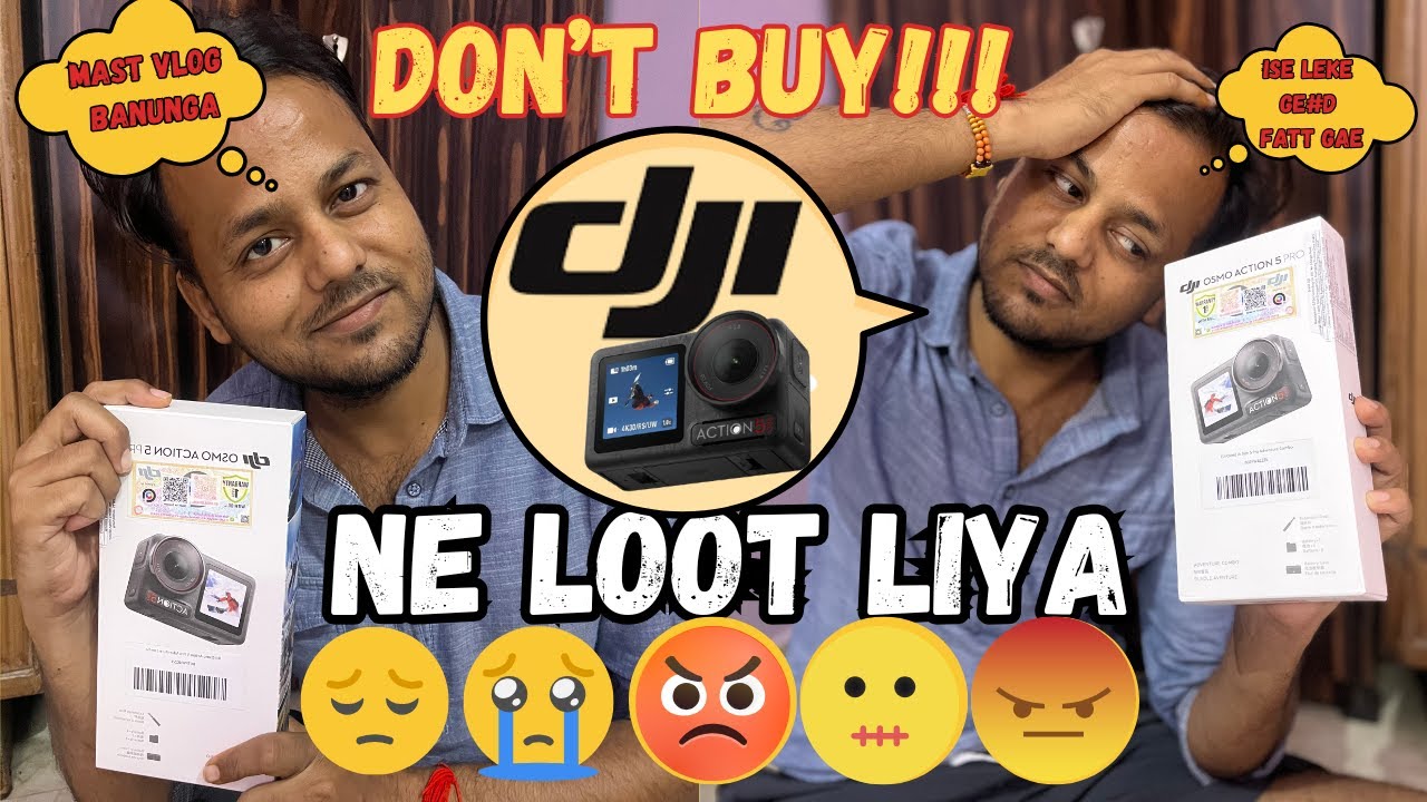 DJI Action 5 Pro ka Sach 😡 Overheating, Battery Backup Fail & Flickering Problem Real Test! #dji