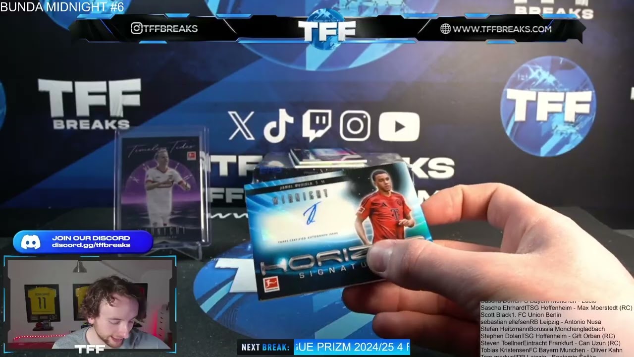 TOPPS BUNDESLIGA MIDNIGHT 2024/25 6 BOX CASE BREAK PYT/PYP #5