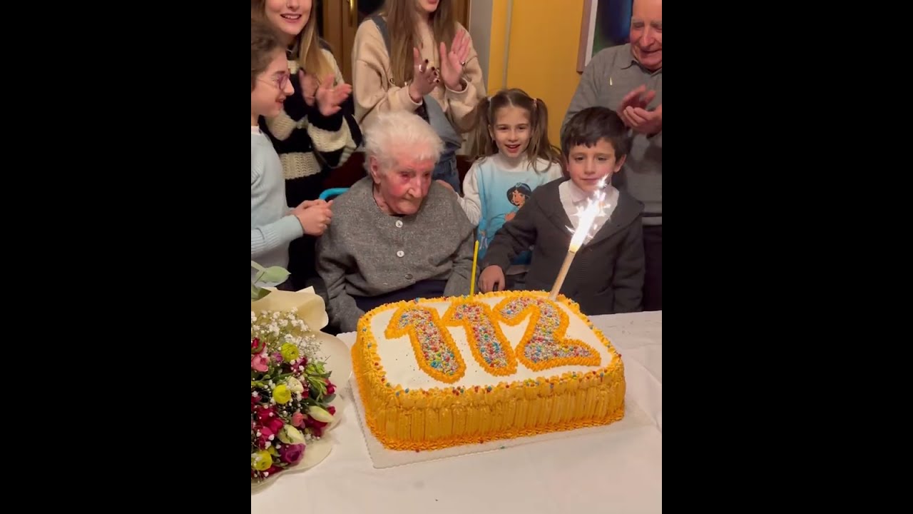 Nonna Rosetta festeggia 112 anni. È una delle più longeve d’Italia.