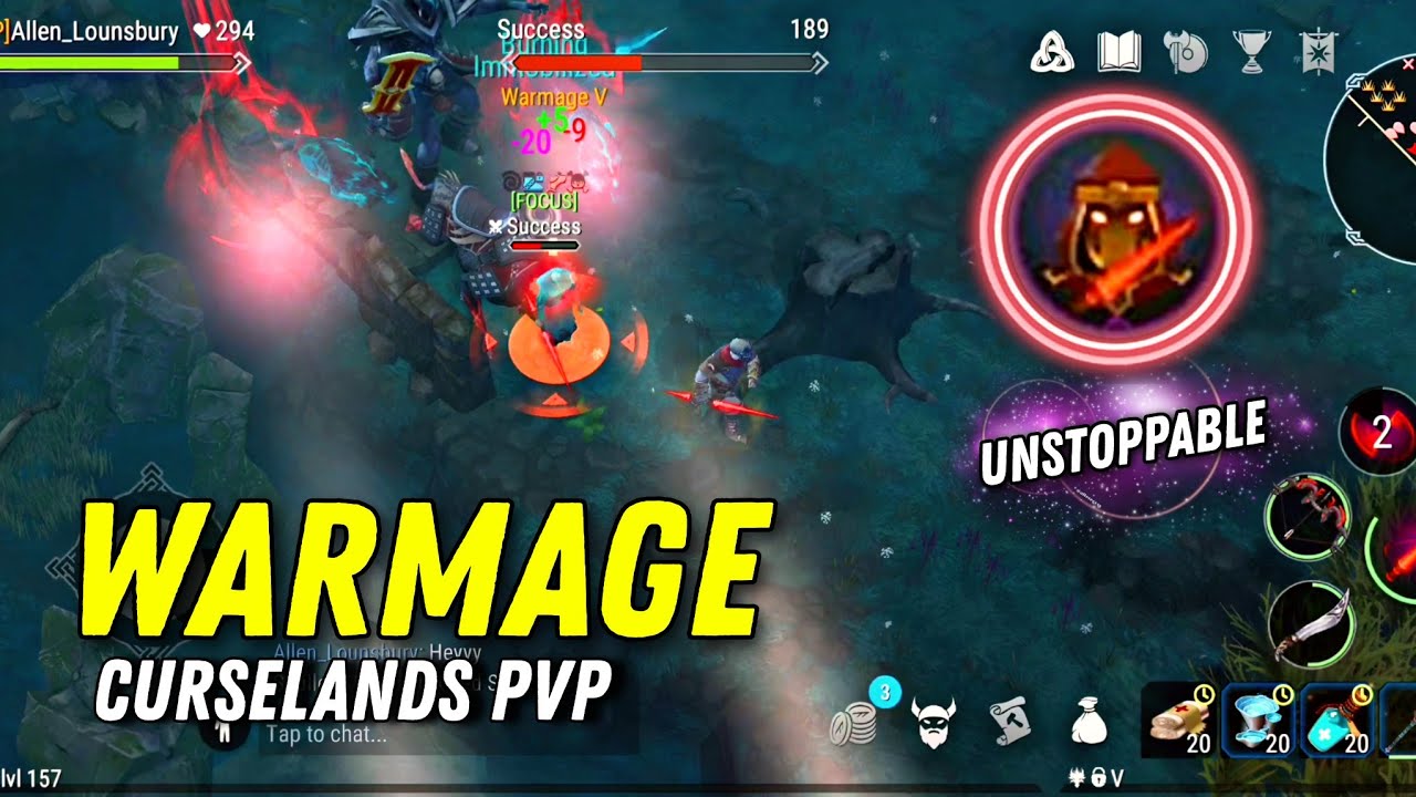THE UNSTOPPABLE WARMAGE! Curselands PVP Domination (Frostborn META)
