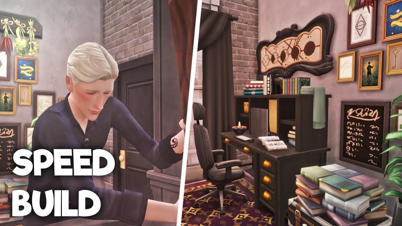 DRACO MALFOY'S APARTMENT || The Sims 4: Speed Build