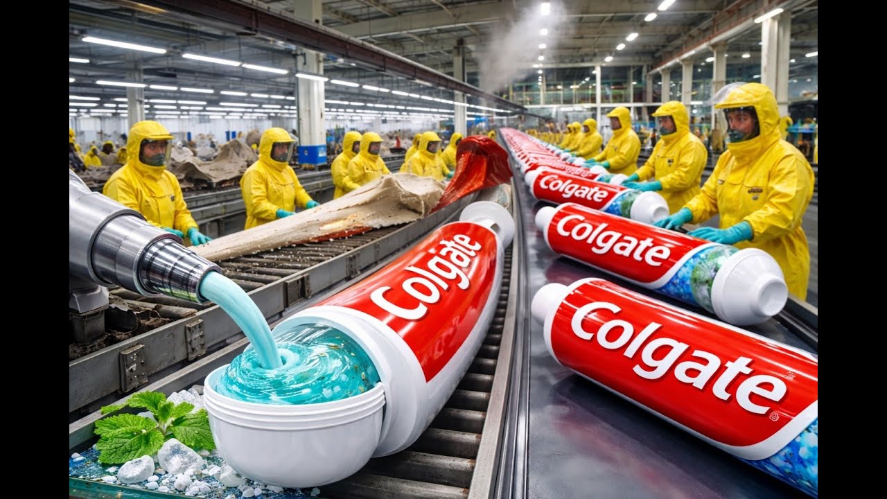 Inside a Toothpaste Factory: How Toothpaste Is Made Step-by-Step | Full Automated Production Process