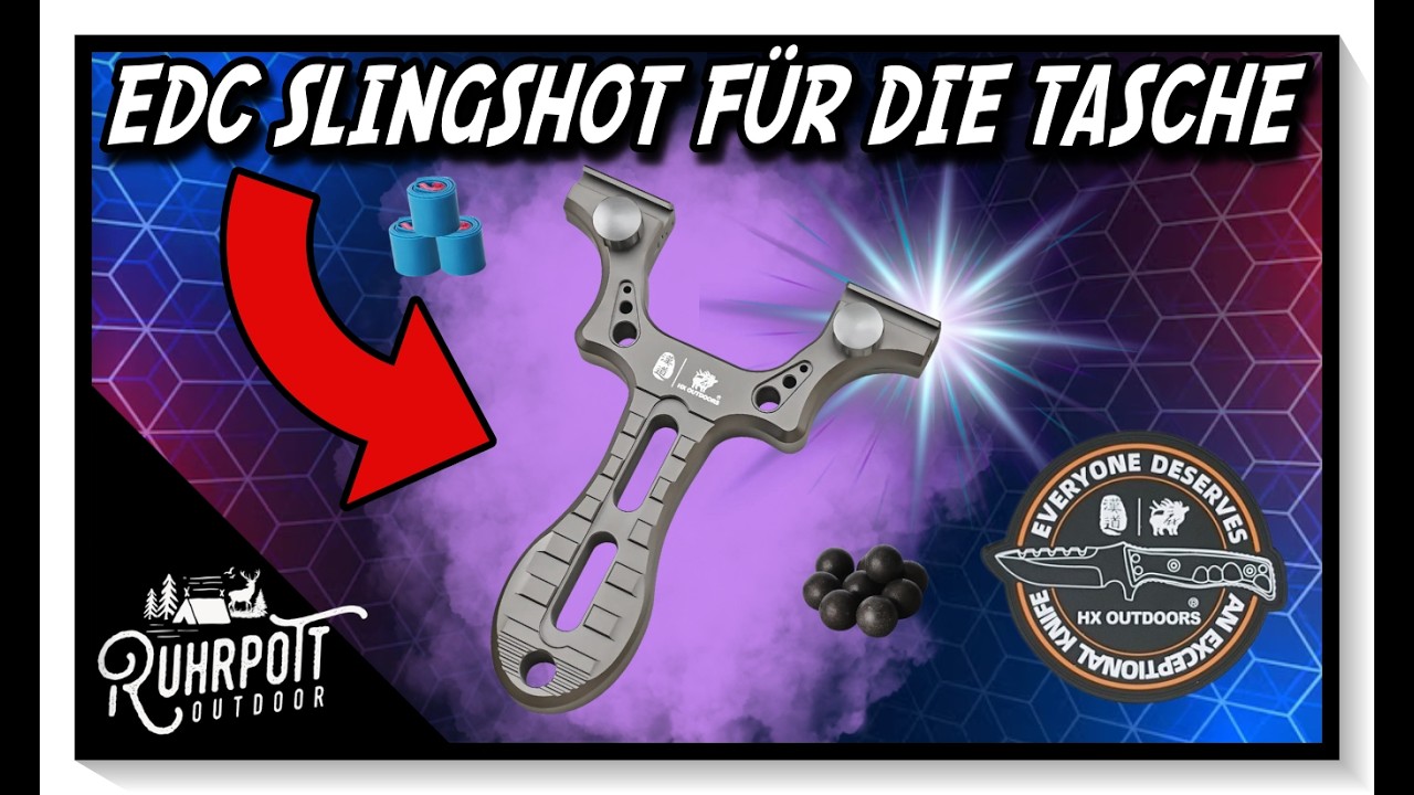 Accurion von HX Outdoors - Die EDC Zwille für die Hosentasche