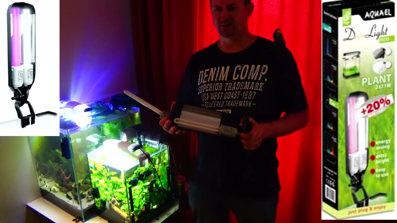 101 AQUAEL  DECO LIGHT DUO 2X11W PLANT  Oświetlenie  ( Akwarium 30L )